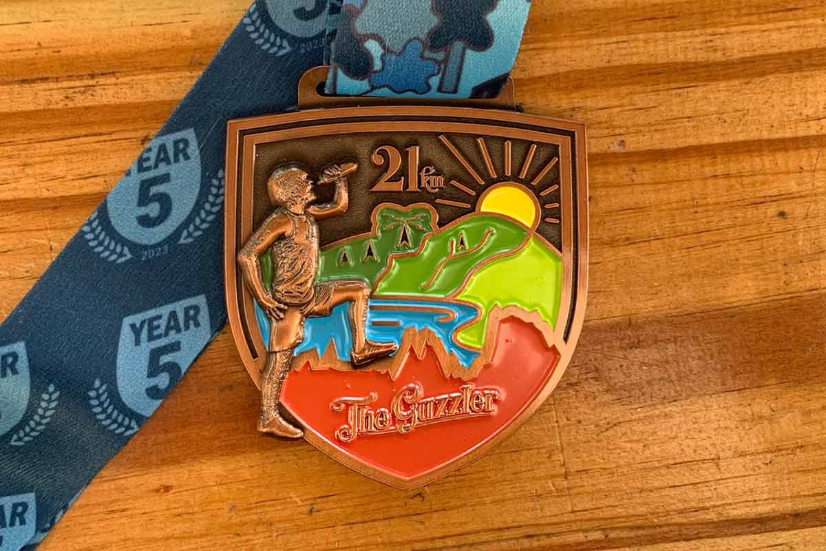 The Big Sipper, 21km Medal