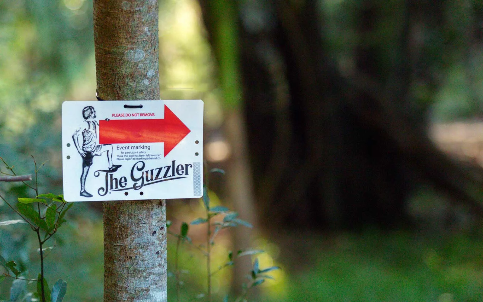 Guzzler course marking