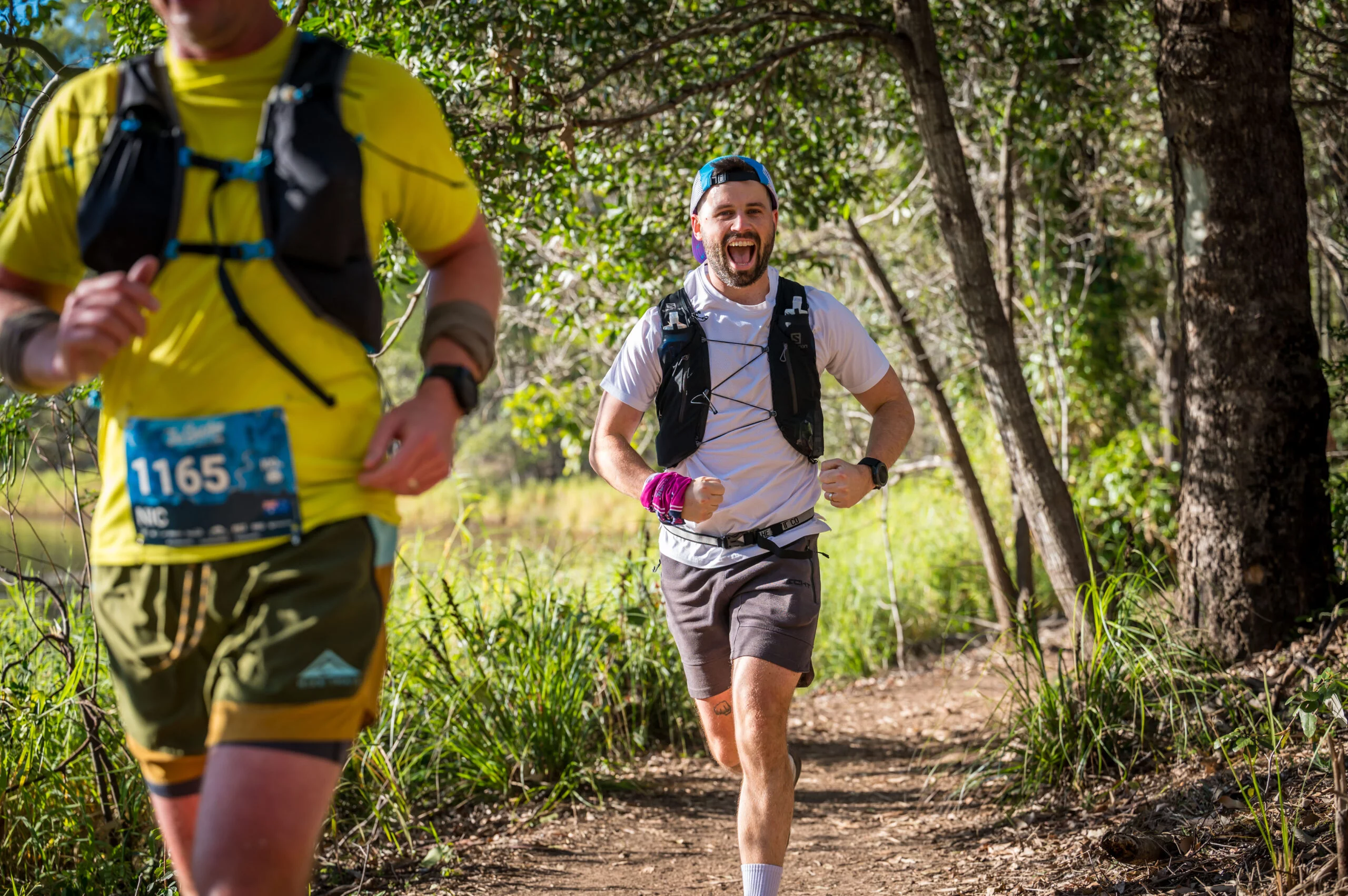 Trail running at Enoggera Reservoir